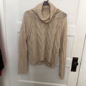 Cropped Turtleneck sweater